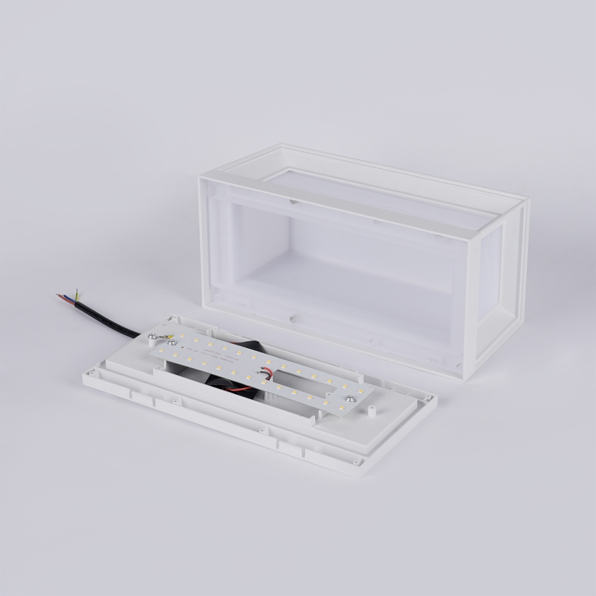 Brilagi - LED utomhusväggarmatur PARKER LED/12W/230V vit IP44