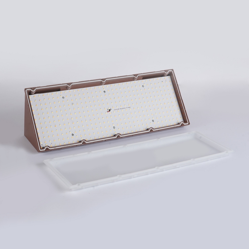 Brilagi - LED utomhusvägglampa TRIANGLE LED/42W/230V 3000/4000/6500K 45 cm brun IP65