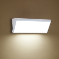 Brilagi - LED-utomhusväggarmatur TRIANGLE LED/42W/230V 45 cm vit IP65