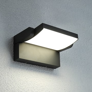BRILAGI - LED utomhusvägglampa ANKLE LED/12W/230V IP65 svart