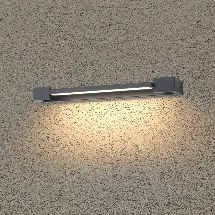 Brilagi - LED utomhusväggarmatur AQUA LINE LED/12W/230V 45 cm IP44 antracit CRI 90