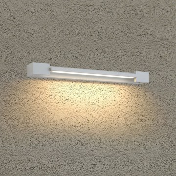 BRILAGI - LED utomhusvägglampa AQUA LINE LED/12W/230V 45 cm IP44 vit CRI 90