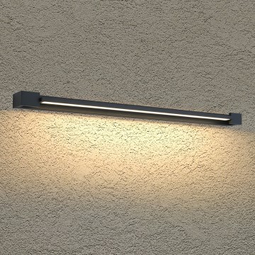 BRILAGI - LED Utomhusvägglampa AQUA LINE LED/24W/230V 90 cm IP44 svart CRI 90