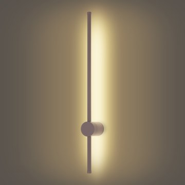 Brilagi - LED utomhusvägglampa AURA 12W/230V 3000K IP54 65 cm brun CRI 90