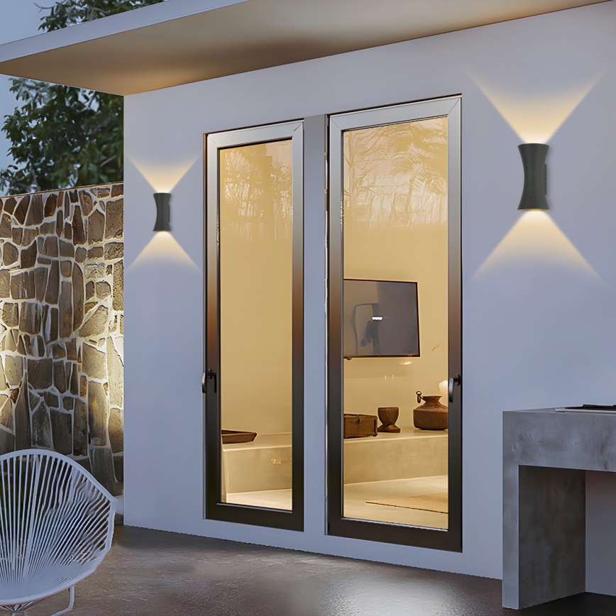 Brilagi - LED-utomhusvägglampa BICON LED/10W/230V antracit IP44