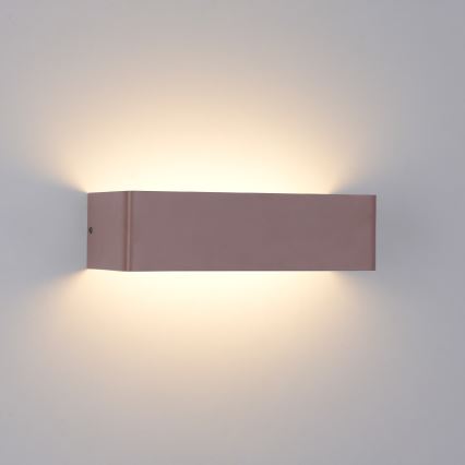 Brilagi - LED utomhusvägglampa DONNANI LED/12W/230V 30 cm brun IP44