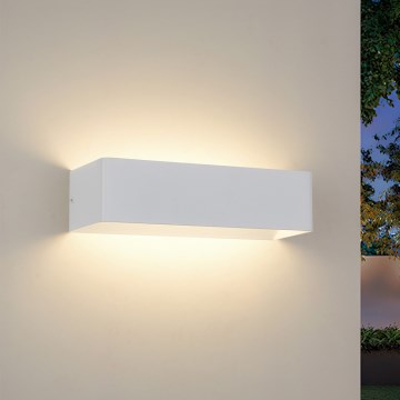 Brilagi - LED utomhusvägglampa DONNANI LED/12W/230V 30 cm vit IP44
