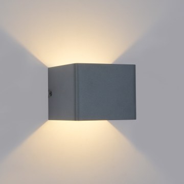 Brilagi - LED utomhusvägglampa DONNANI LED/5W/230V 10 cm antracit IP44