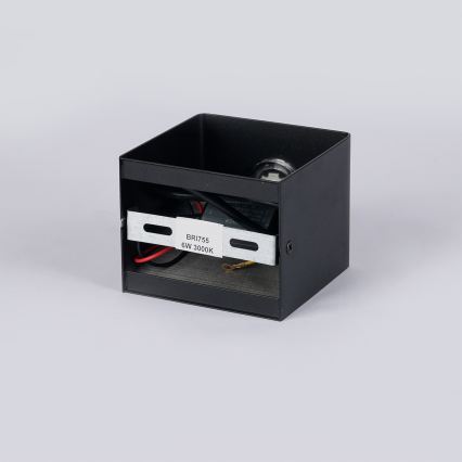 BRILAGI - LED utomhusvägglampa DONNANI LED/5W/230V 10 cm svart IP44