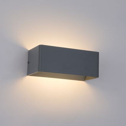 BRILAGI - LED utomhusvägglampa DONNANI LED/7W/230V 20 cm antracit IP44