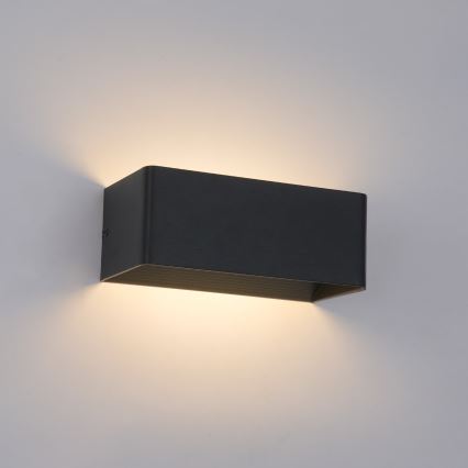 BRILAGI - LED utomhusvägglampa DONNANI LED/7W/230V 20 cm svart IP44