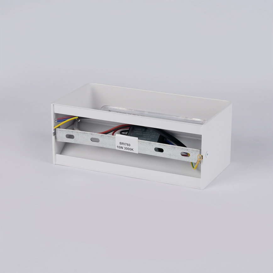 BRILAGI - LED utomhusvägglampa DONNANI LED/7W/230V 20 cm vit IP44