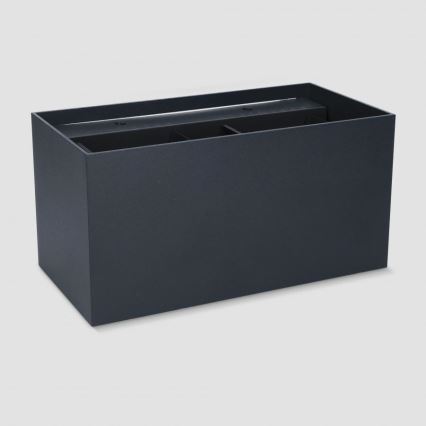 Brilagi - LED utomhusvägglampa DOUBLE CUBE LED/12W/230V svart IP65