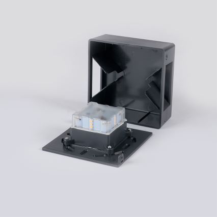 Brilagi - LED utomhusvägglampa DOUBLERAY LED/6W/230V antracit IP54