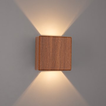 Brilagi - LED utomhusvägglampa DOUBLERAY LED/6W/230V trädekor IP54