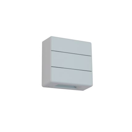 Brilagi - LED-utomhusvägglampa DOUBLERAY LINE LED/6W/230V vit IP54