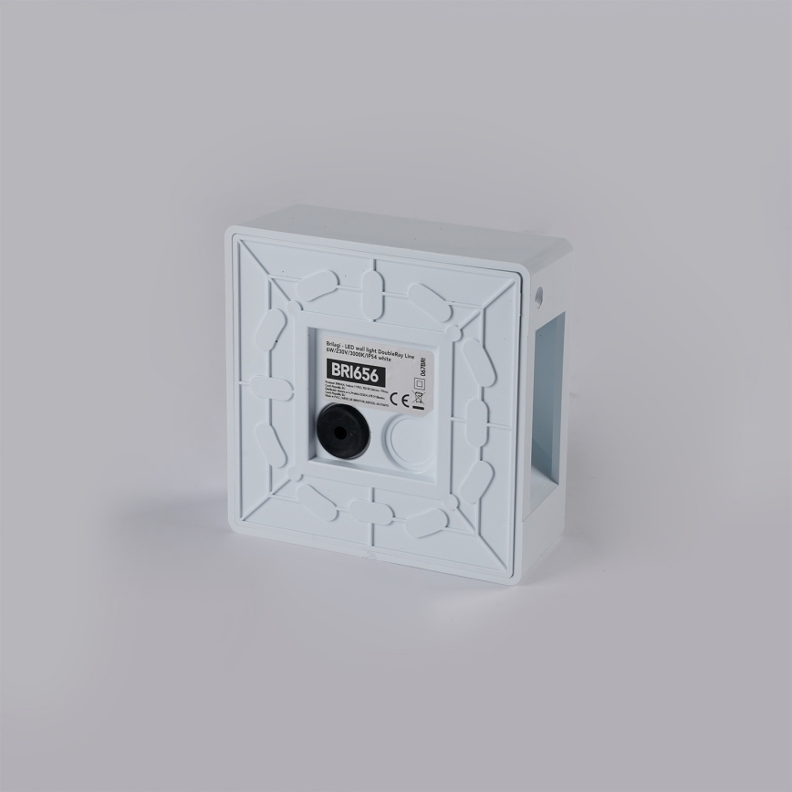 Brilagi - LED-utomhusvägglampa DOUBLERAY LINE LED/6W/230V vit IP54