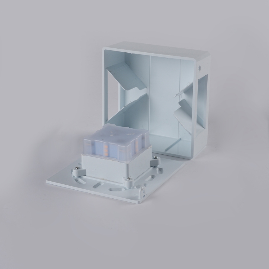 Brilagi - LED-utomhusvägglampa DOUBLERAY LINE LED/6W/230V vit IP54