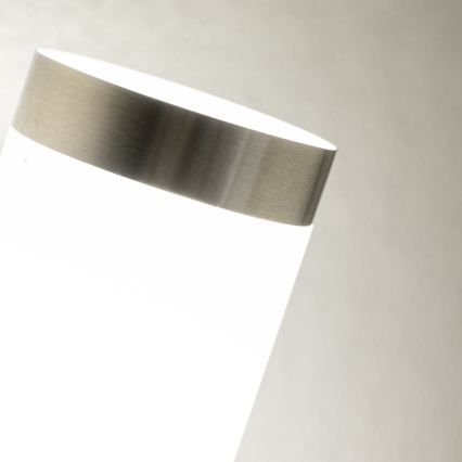 BRILAGI - LED-utomhusvägglampa ELIA 1xE27/7W/230V 4000K IP44 matt krom