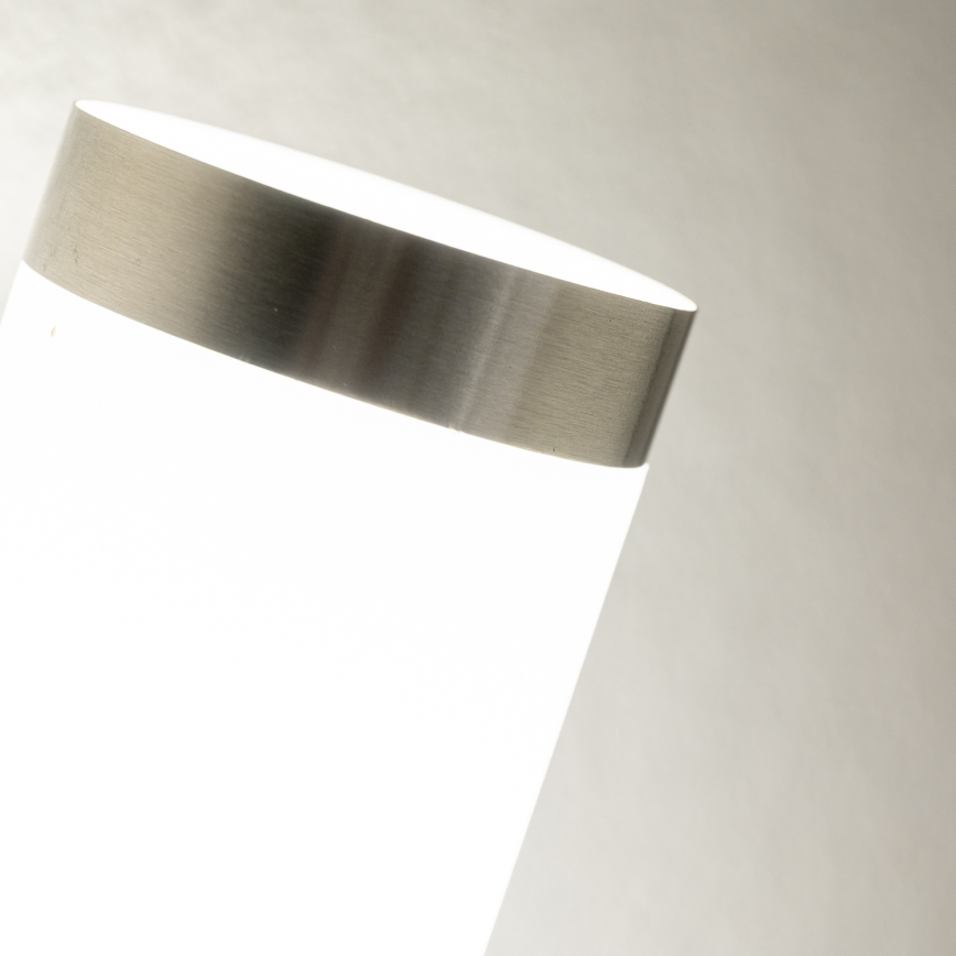BRILAGI - LED-utomhusvägglampa ELIA 1xE27/7W/230V 4000K IP44 matt krom