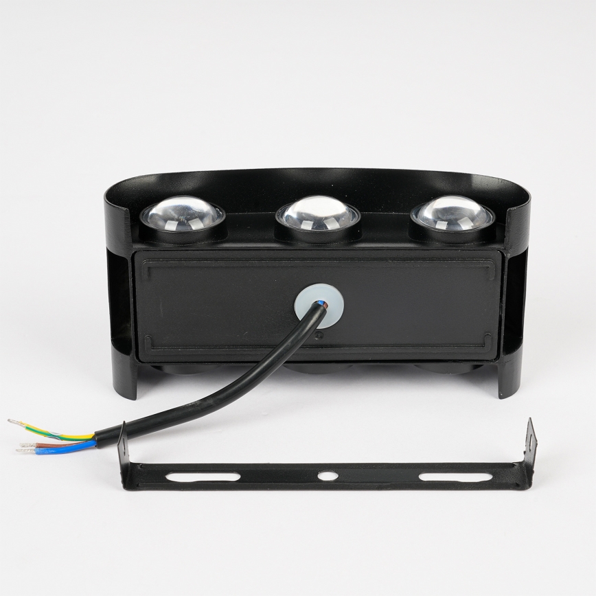 Brilagi - LED utomhusvägglampa FLAREBOX LED/6W/230V svart IP65