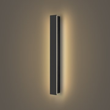 Brilagi - LED utomhusvägglampa LINEAR LED/12W/230V 3000K IP65 50 cm svart CRI 90