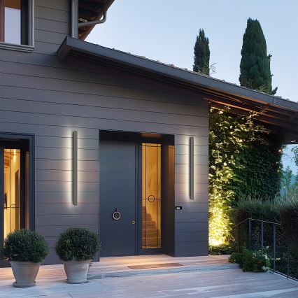 Brilagi - LED utomhus väggarmatur LINEAR LED/22W/230V 3000K IP65 100 cm antracit CRI 90