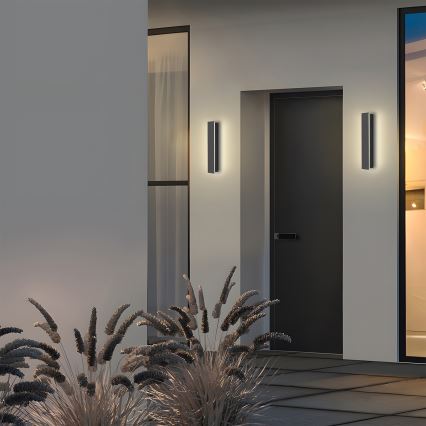 Brilagi - LED utomhusväggarmatur LINEAR LED/8W/230V 3000K IP65 30 cm antracit CRI 90