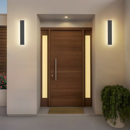 Brilagi - LED utomhusväggarmatur LINEAR LED/8W/230V 3000K IP65 30 cm antracit CRI 90