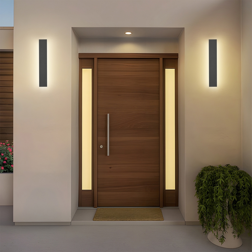 Brilagi - LED utomhusväggarmatur LINEAR LED/8W/230V 4000K IP65 30 cm antracit CRI 90