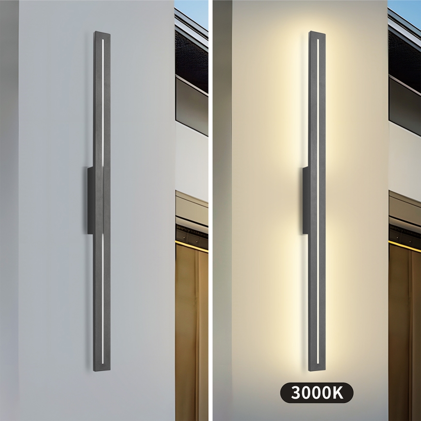 Brilagi - LED utomhusväggarmatur LINEO LED/24W/230V 3000K IP65 100 cm antracit CRI 90