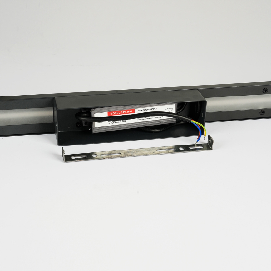 Brilagi - LED utomhusvägglampa LINEO LED/24W/230V 4000K IP65 100 cm svart CRI 90