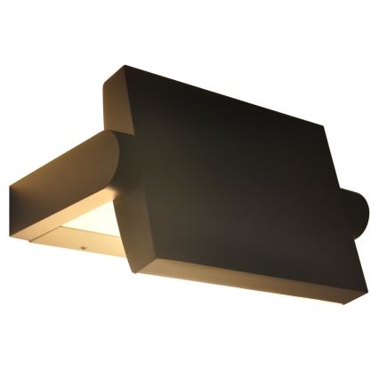 Brilagi - LED utomhusvägglampa med rörelsesensor ANKLE LED/18W/230V 4000K IP65 antracit
