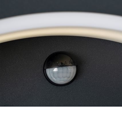 Brilagi - LED Utomhus Vägglampa med Sensor ARCELO LED/8W/230V IP54