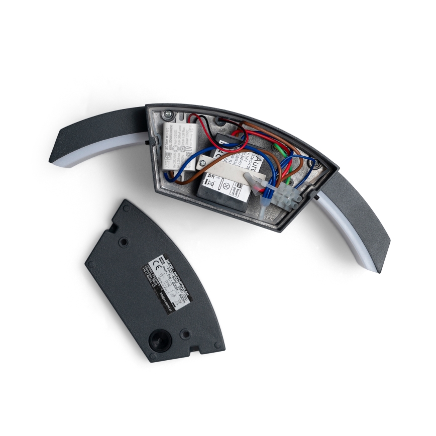 Brilagi - LED Utomhus Vägglampa med Sensor ARCELO LED/8W/230V IP54