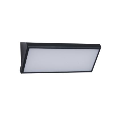 Brilagi - TRIANGLE LED utomhusvägglampa med sensor, 42W/230V, 45 cm, svart, IP65