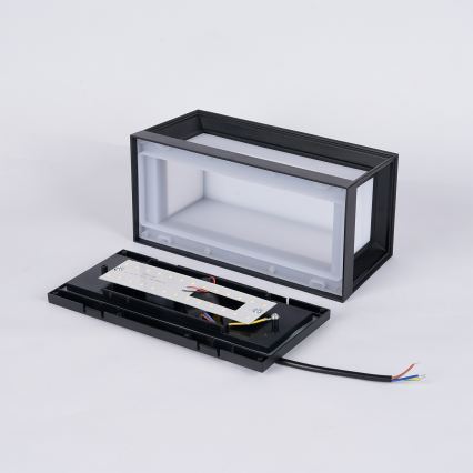 Brilagi - LED utomhusvägglampa PARKER LED/12W/230V svart IP44