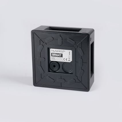 Brilagi - LED-utomhusvägglampa QUADRAY LED/6W/230V svart IP54