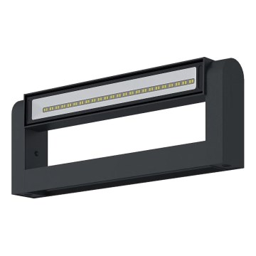 Brilagi - LED utomhusvägglampa SALERNO LED/12W/230V 35,5 cm antracit IP65