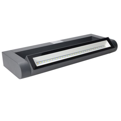 Brilagi - LED utomhusvägglampa SALERNO LED/12W/230V 35,5 cm antracit IP65