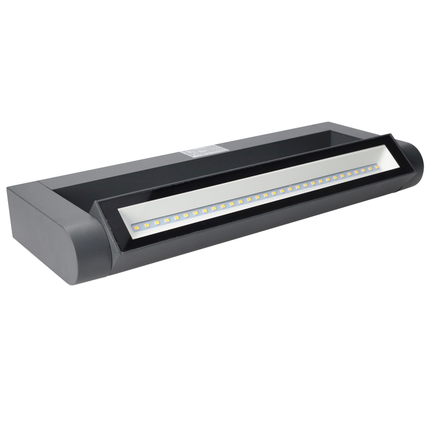 Brilagi - LED utomhusvägglampa SALERNO LED/12W/230V 35,5 cm antracit IP65