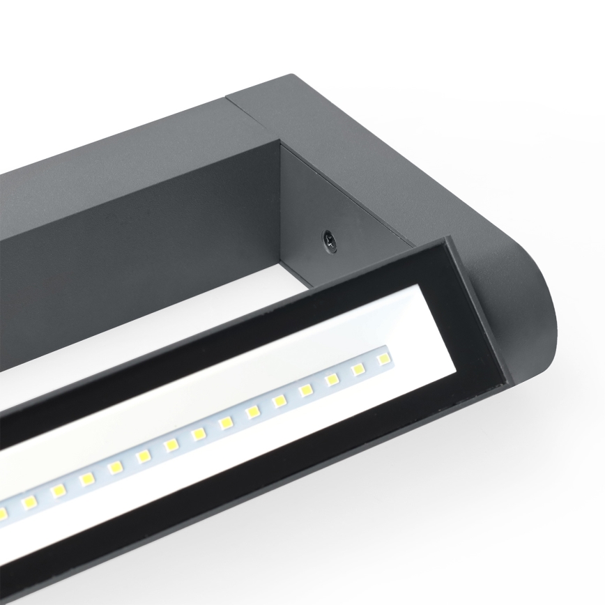 Brilagi - LED utomhusvägglampa SALERNO LED/12W/230V 35,5 cm antracit IP65
