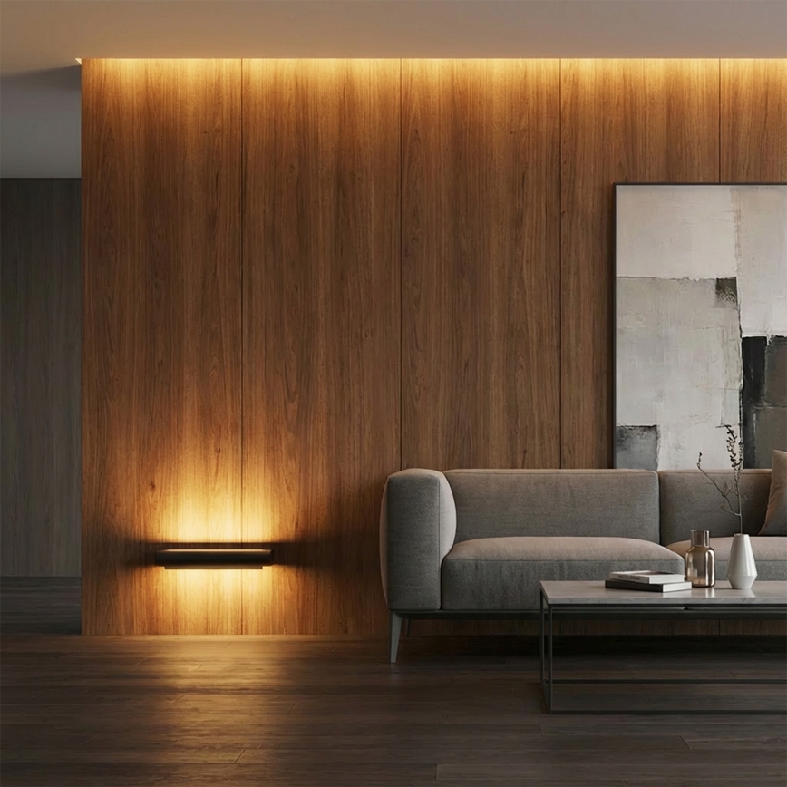 BRILAGI - LED Utomhus vägglampa för fasad SALERNO LED/12W/230V 35,5 cm svart IP65