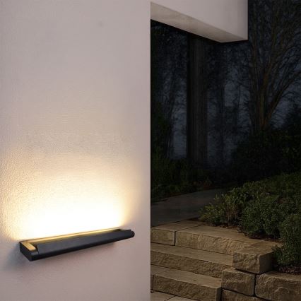 Brilagi - LED utomhusvägglampa SALERNO LED/24W/230V 66 cm svart IP65