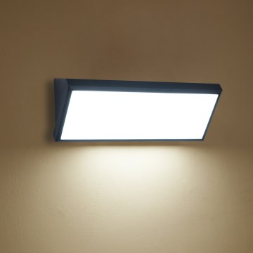 Brilagi - LED utomhusvägglampa TRIANGLE LED/42W/230V 3000/4000/6500K 45 cm svart IP65