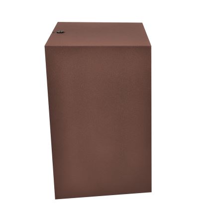 Brilagi - LED väggarmatur för utomhusbruk TERNI LED/12W/230V, brun, IP44