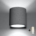 Brilagi -  LED väggbelysning FRIDA 1xG9/3,5W/230V betong