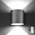 Brilagi -  LED väggbelysning FRIDA 1xG9/4W/230V grå