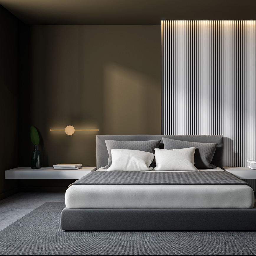 Brilagi - LED väggbelysning LUGO DUE LED/9W/230V ekdekor