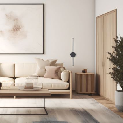 Brilagi - LED väggbelysning LUGO DUE LED/9W/230V svart